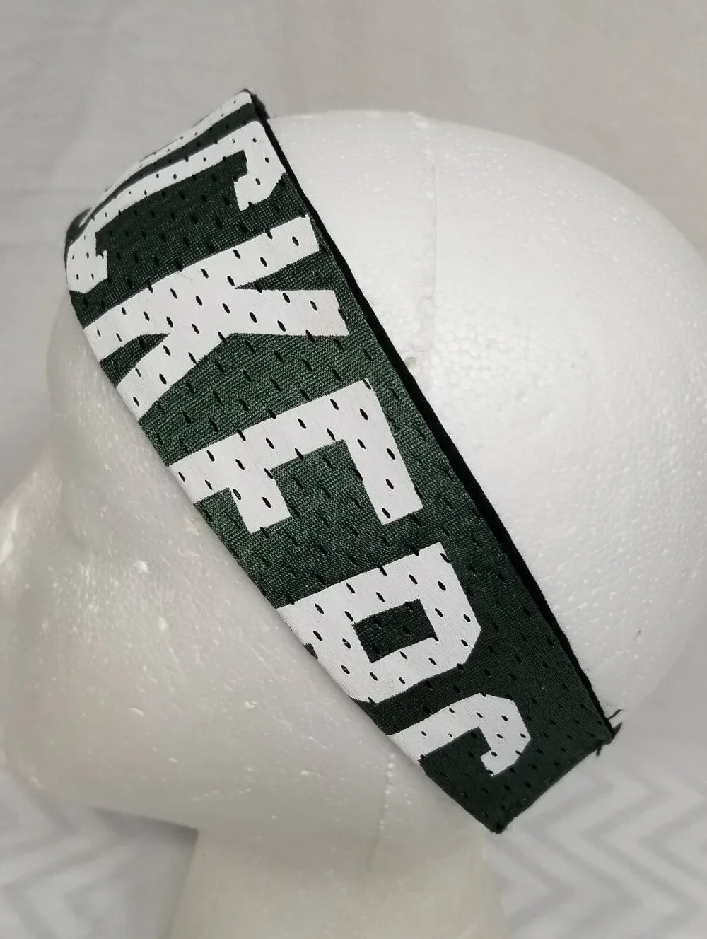Green Bay Packers Littlearth Green  White Fanband Embroideried 